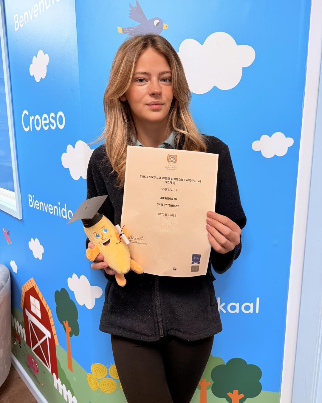 👉 Congratulations, Shelby — SVQ Level 3 Achieved!