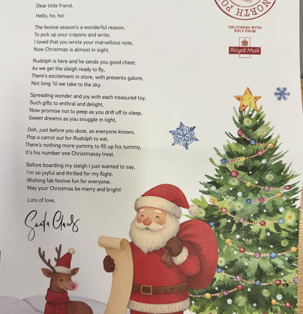 A Magical Letter from Santa for Our Full Moons