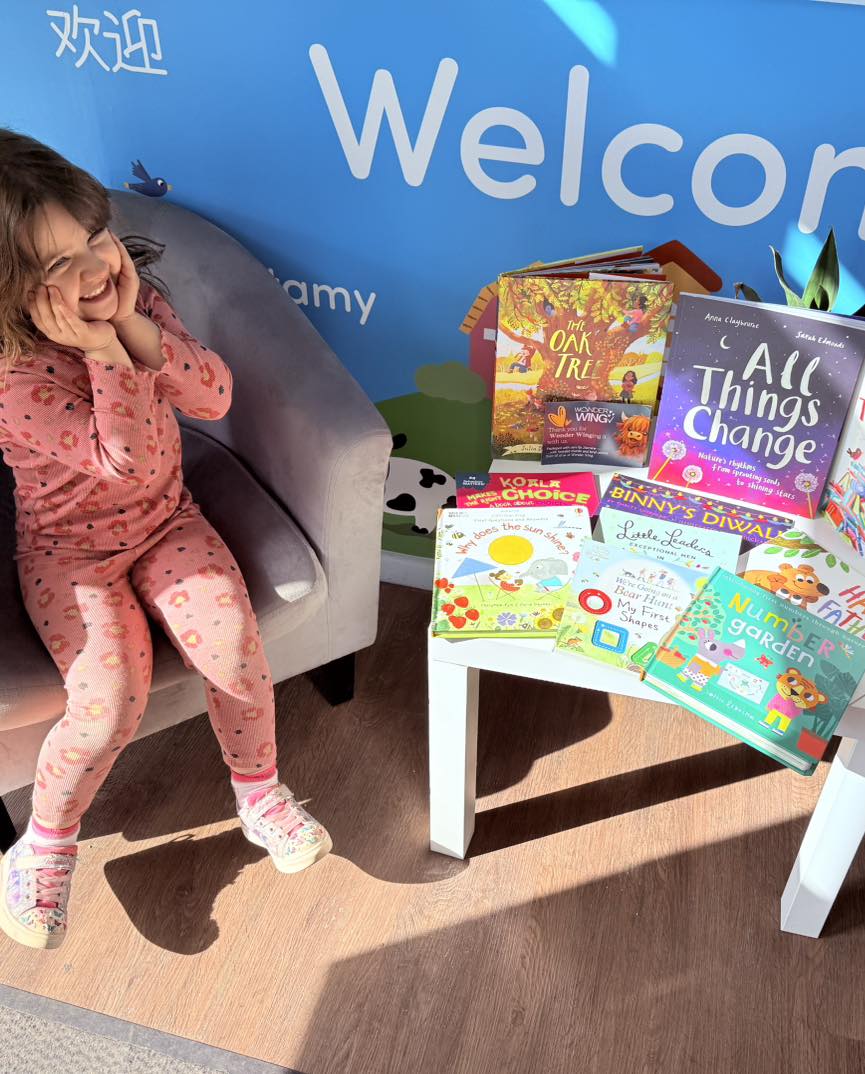 New Books Arrive Thanks to Family Support