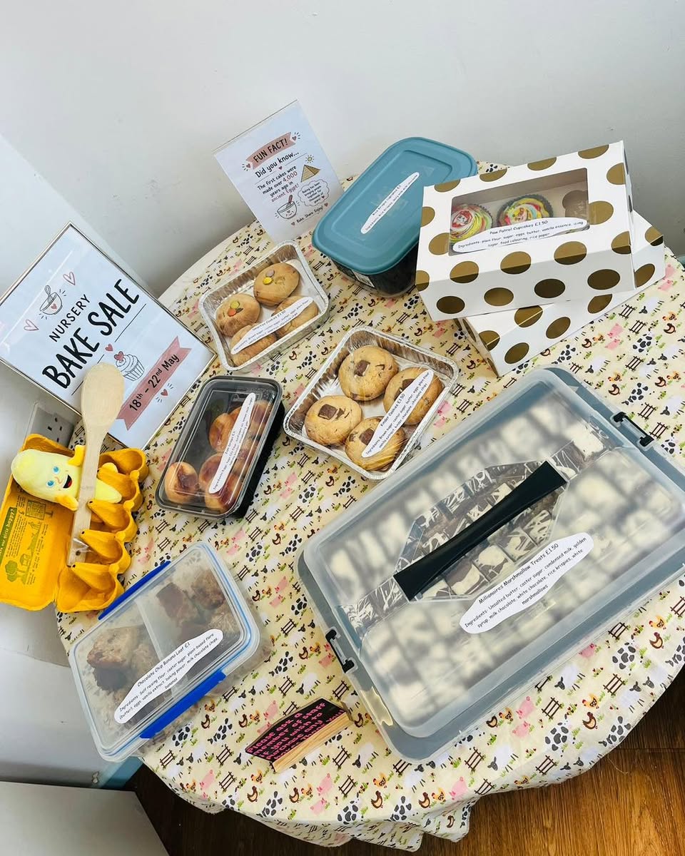 Nursery Baking Week and Bake Sale Begins at Banana Moon Dyce