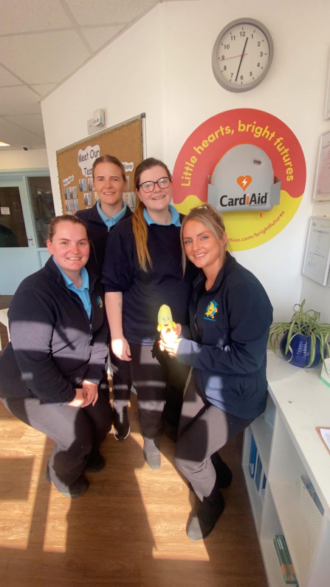 💖 Little Hearts, Bright Futures – Lifesaving AED Now at Banana Moon! 💖